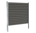 Kirkedal galvaniseret hegn K2 startsæt 140 x 180 cm